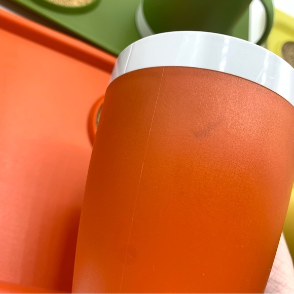 MCM Set of 4 Serving Snack Trays & Mugs ACCA Ware by David Douglas Vinta… - Picture 10 of 16